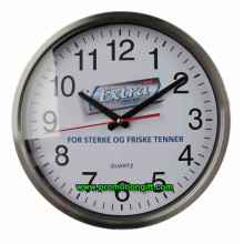 Quartz Metal Stainless Steel Wall Clock